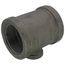 1-1/4" x 1-1/4" x 3/8" Black Reducing Tee
