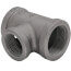 1-1/4" x 1-1/4" x 1" Black Reducing Tee
