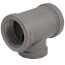 1-1/4" x 1-1/4" x 1" Black Reducing Tee