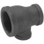 1-1/2" x 1" x 3/4" Black Reducing Tee