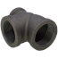 1-1/2" x 1" x 1-1/2" Black Reducing Tee
