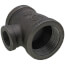 1-1/2" x 1-1/4" x 3/4" Black Reducing Tee