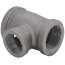 1-1/2" x 1-1/4" x 1" Black Reducing Tee