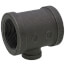 1-1/2" x 1-1/2" x 1/2" Black Reducing Tee