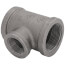 1-1/2" x 1-1/2" x 1" Black Reducing Tee