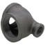 2" x 3/4" x 2" Black Reducing Tee