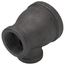 2" x 1-1/4" x 1" Black Reducing Tee