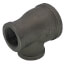 2" x 1-1/4" x 1-1/4" Black Reducing Tee
