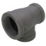 2" x 1-1/2" x 1-1/2" Black Reducing Tee