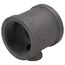 2-1/2" x 2-1/2" x 3/4" Black Reducing Tee