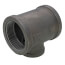2-1/2" x 2-1/2" x 1-1/2" Black Reducing Tee