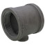 3" x 3" x 1" Black Reducing Tee