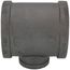 3" x 3" x 1-1/2" Black Reducing Tee