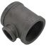 3" x 3" x 1-1/2" Black Reducing Tee