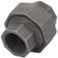 3/4" Black Union