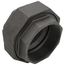 4" Black Union
