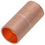 1/4" OD ACR Copper Coupling w/ Roll Stop
