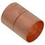 1-3/8" OD ACR Copper Coupling w/ Roll Stop