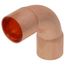 1-1/8" OD ACR Copper 90-Degree Long Turn Elbow