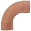 2-1/8" OD ACR Copper 90-Degree Long Turn Elbow