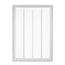 20" x 30" (Wall Opening Size) Sidewall/Ceiling Return Air Filter Grille w/ 1/2" Fin Spacing (White)