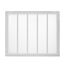 25" x 20" (Wall Opening Size) Sidewall/Ceiling Return Air Filter Grille w/ 1/2" Fin Spacing (White)