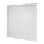 30" x 30" (Wall Opening Size) Sidewall/Ceiling Return Air Filter Grille w/ 1/2" Fin Spacing (White)