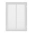 14" x 20" (Wall Opening Size) Sidewall/Ceiling Return Air Filter Grille w/ 1/3" Fin Spacing (White)