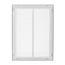 14" x 20" (Wall Opening Size) Sidewall/Ceiling Return Air Filter Grille w/ 1/3" Fin Spacing (White)