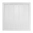 25" x 25" (Wall Opening Size) Sidewall/Ceiling Return Air Filter Grille w/ 1/3" Fin Spacing (White)