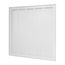 25" x 25" (Wall Opening Size) Sidewall/Ceiling Return Air Filter Grille w/ 1/3" Fin Spacing (White)