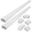 4" White Wall Duct Kit