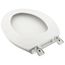 Standard Plastic Elongated Toilet Seat (White)