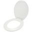 Standard Plastic Round Toilet Seat (White)