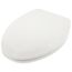 Molded Wood Elongated Toilet Seat (White)