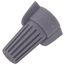 Winged Wire Connector, Large, Gray (Pack of 40)