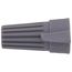 Winged Wire Connector, Large, Gray (Pack of 40)