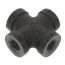 1/8" Black Cross