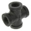 3/8" Black Cross