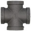 1" Black Cross