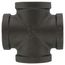 1-1/4" Black Cross