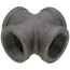 1-1/2" Black Cross
