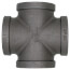 1-1/2" Black Cross