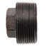 1-1/2" x 1/8" Black Hex Bushing
