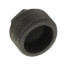 1-1/4" x 1/8" Black Hex Bushing