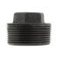 1-1/4" x 1/4" Black Hex Bushing