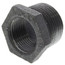 1-1/4" x 3/8" Black Hex Bushing