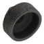 2" x 3/8" Black Hex Bushing
