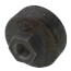 2" x 3/8" Black Hex Bushing