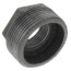 2-1/2" x 1-1/4" Black Hex Bushing